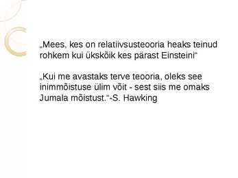Stephen William Hawking ülevaade #8