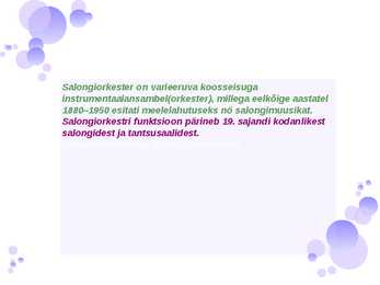 Orkester #8