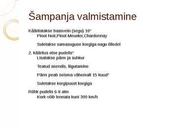 Shampanjakoolituse kokkuvõte #4