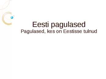 Eesti pagulased
