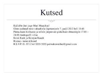 Pulmabankett #12