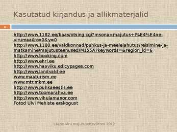 Lääne-Viru majutusasutused #15
