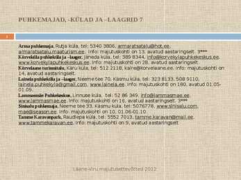 Lääne-Viru majutusasutused #7