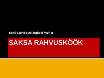 Saksa rahvusköök