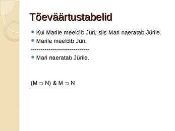 Loogika ja matemaatika #22