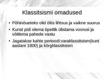 Klassitsism-romantism ja realism - kunstiajalugu #4