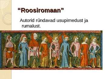 Keskaegne linnakirjandus #12