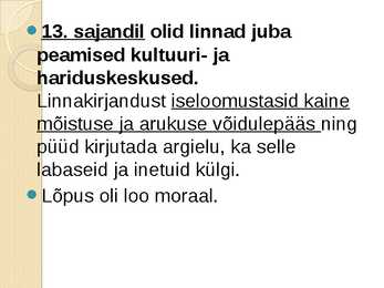 Keskaegne linnakirjandus #21