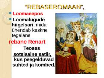 Keskaegne linnakirjandus #8