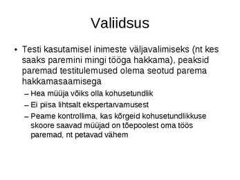 Isiksus ja isiksusepsühholoogia #16