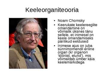 Keel ja laste keele areng #14