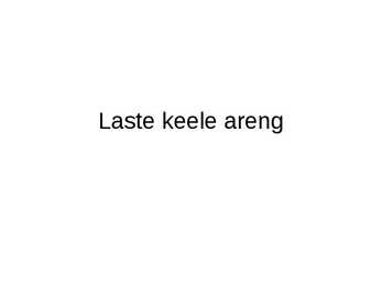 Keel ja laste keele areng #3
