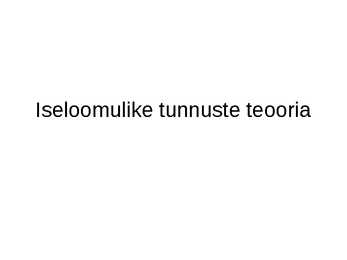 Mõtlemine ja mõtlemise areng #14