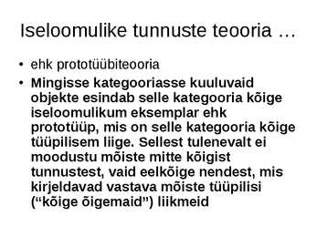 Mõtlemine ja mõtlemise areng #15