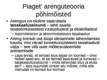 Mõtlemine ja mõtlemise areng #22