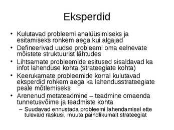 Mõtlemine ja mõtlemise areng #37