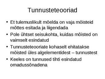 Mõtlemine ja mõtlemise areng #7