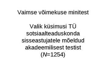 Vaimsed võimed #17