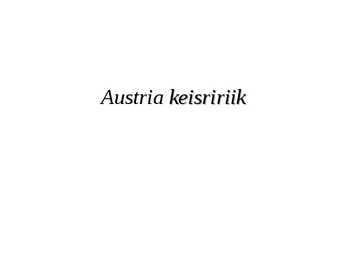 Austria keisririik