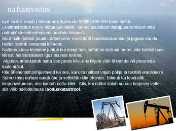Naftaga seotud globaalsed ja regionaalsed probleemid #5