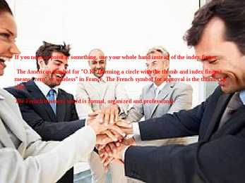 France business etiquette #7