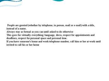 France business etiquette #8