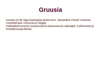 GRUUSIA #3