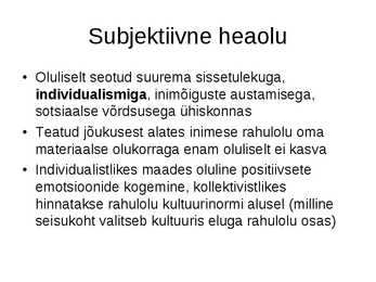 Kultuur ja sotsiaalne käitumine #7