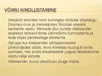 Aleksander suure elulugu #13