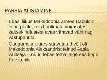 Aleksander suure elulugu #22