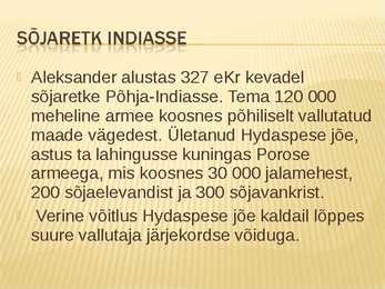 Aleksander suure elulugu #24