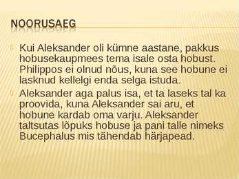 Aleksander suure elulugu #6