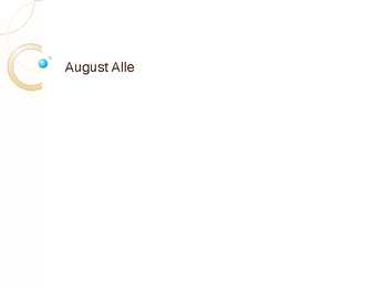 August Alle
