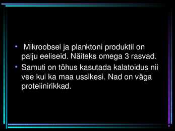 Kalatoit ja selle alternatiivid- #17