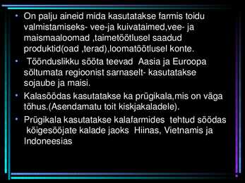 Kalatoit ja selle alternatiivid- #4