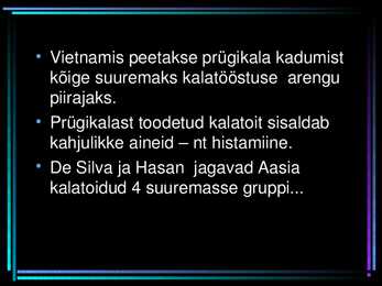 Kalatoit ja selle alternatiivid- #5