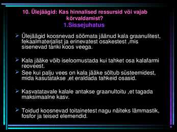 Kalade jäätmed- Kas hinnalised resursid või vajavad kõrvaldamist #2