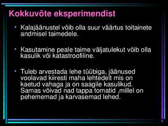 Kalade jäätmed- Kas hinnalised resursid või vajavad kõrvaldamist #11
