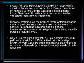 Kalade jäätmed- Kas hinnalised resursid või vajavad kõrvaldamist #15