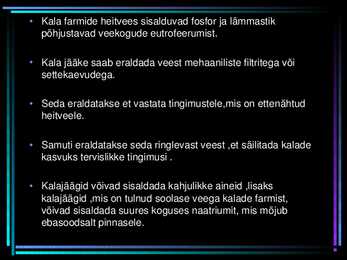 Kalade jäätmed- Kas hinnalised resursid või vajavad kõrvaldamist #3