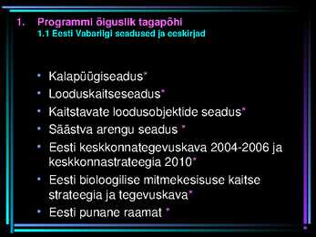 TAASTOOTMISE ÜLDISED PÕHIMÕTTED #2