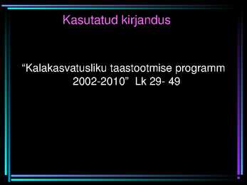 TAASTOOTMISE ÜLDISED PÕHIMÕTTED #32