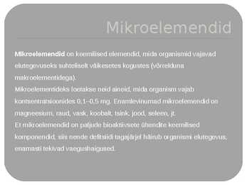 Vitamiinid-erinevad tüübid #8