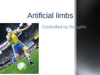 Artificial limbs Presentatsion