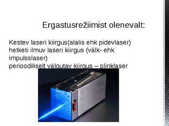 Laser ehk valguskvantgeneraator #17