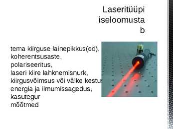 Laser ehk valguskvantgeneraator #18