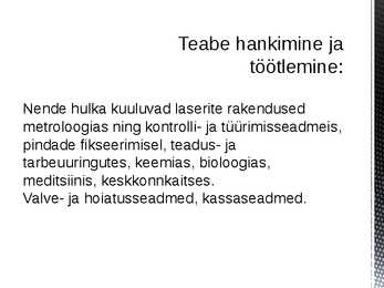Laser ehk valguskvantgeneraator #22