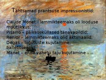Impressionismi esitlus #11