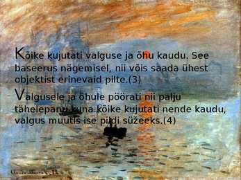 Impressionismi esitlus #5