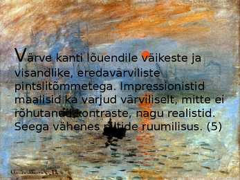 Impressionismi esitlus #6